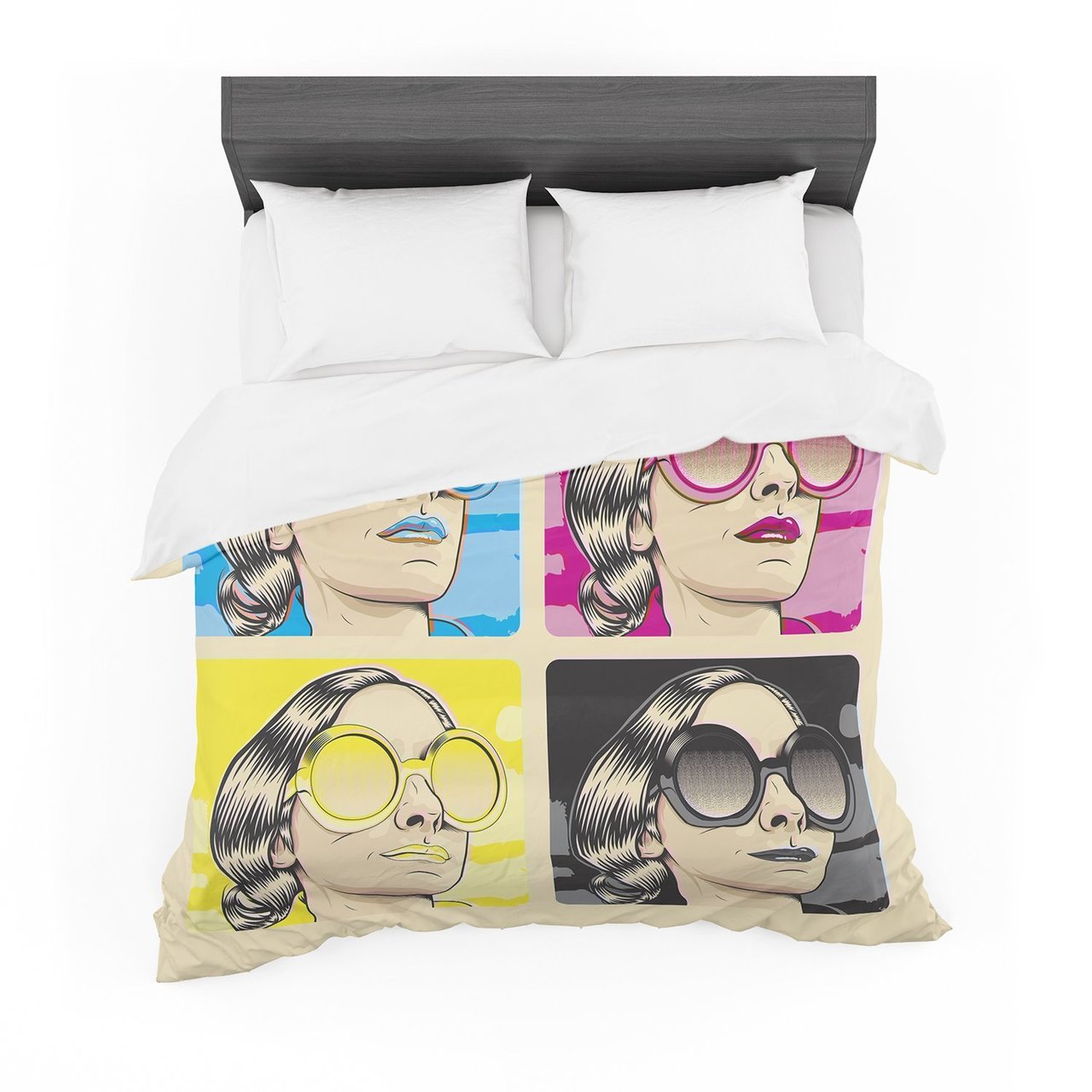 Roberlan ‘CMYK Fashion’ Pop Art Featherweight3D Customized Duvet Cover Bedding Sets