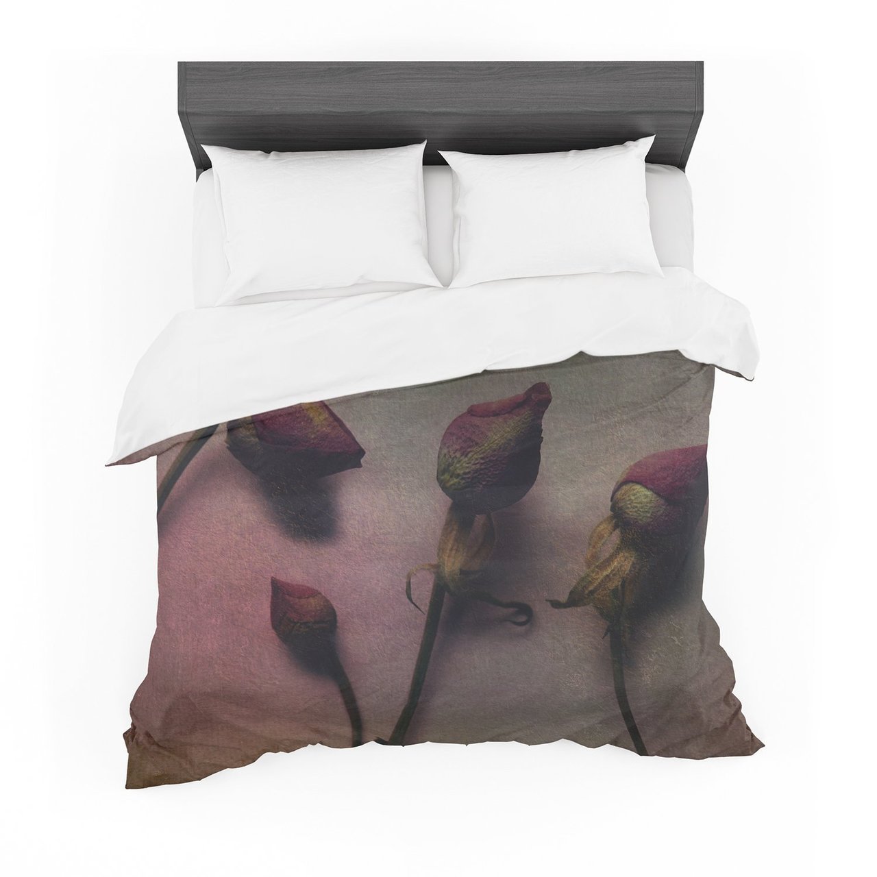 Robin Dickinson ‘Better Together’ Multicolor Maroon Featherweight3D Customized Duvet Cover Bedding Sets