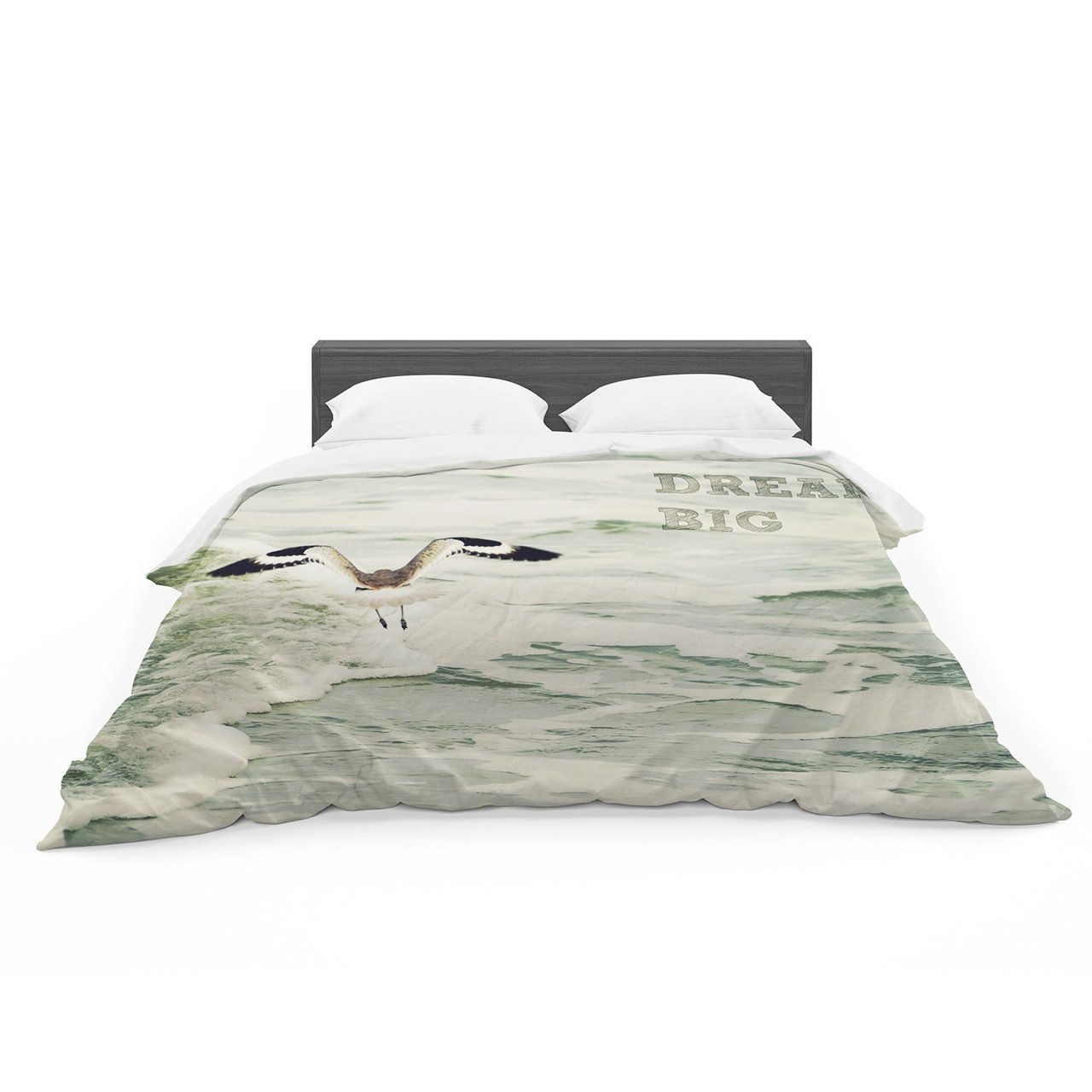 Robin Dickinson ‘Dream Big’ Ocean Bird Cotton3D Customized Duvet Cover Bedding Sets