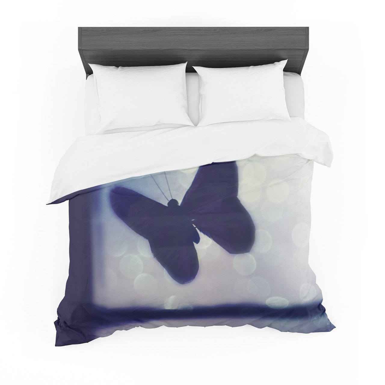 Robin Dickinson ‘Enchanted’ Lavender Butterfly Featherweight3D Customized Duvet Cover Bedding Sets