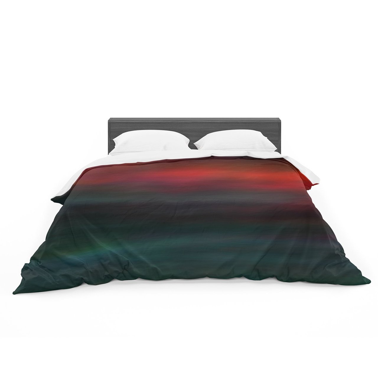 Robin Dickinson ‘Haunted’ Red Teal Featherweight3D Customized Duvet Cover Bedding Sets