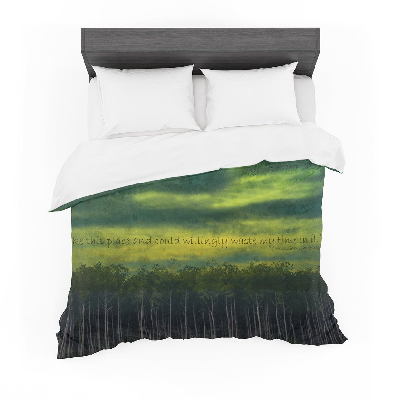 Robin Dickinson ‘I Like This Place’ Cotton3D Customized Duvet Cover Bedding Sets