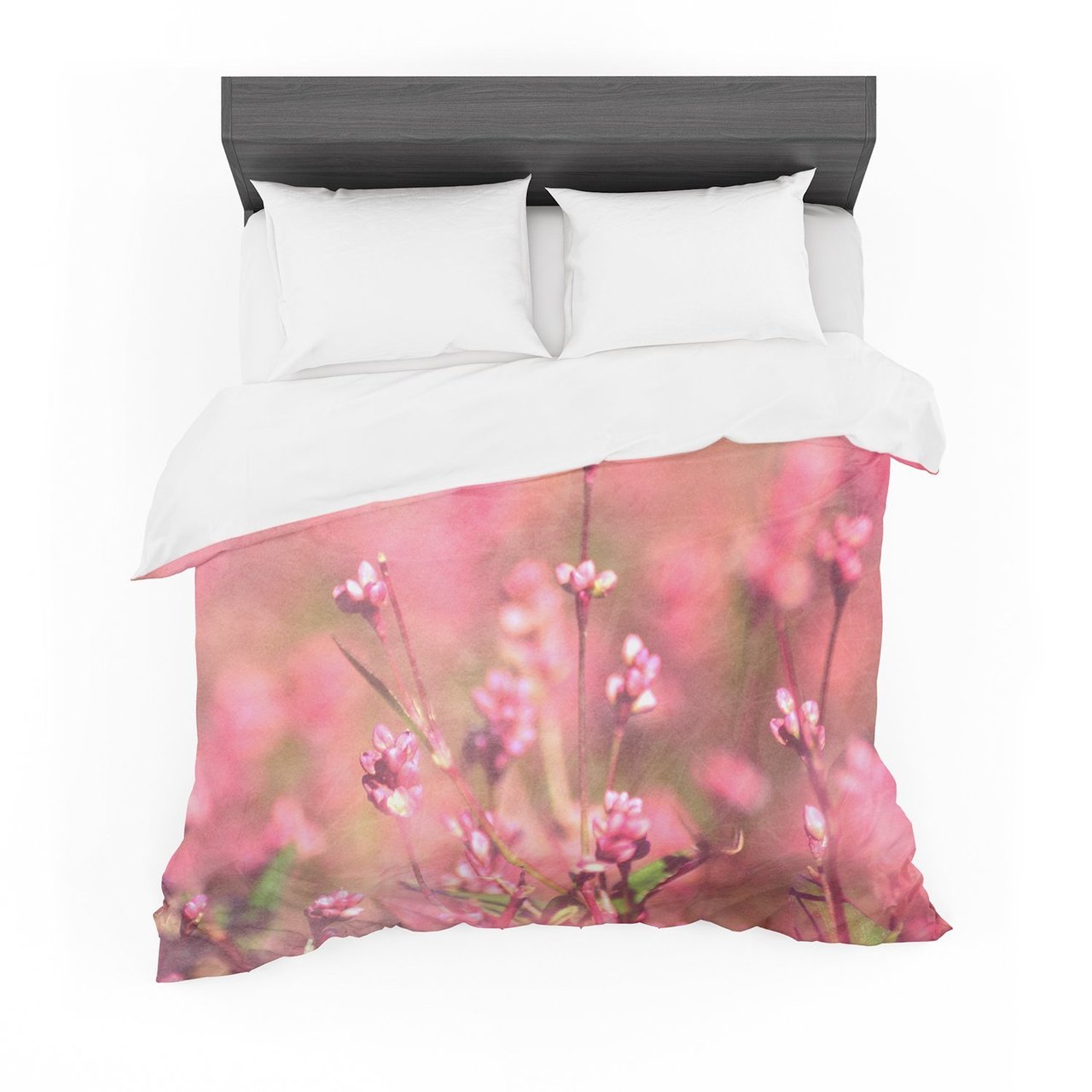 Robin Dickinson ‘Its aweetweet Life’ Flowers Cotton3D Customized Duvet Cover Bedding Sets
