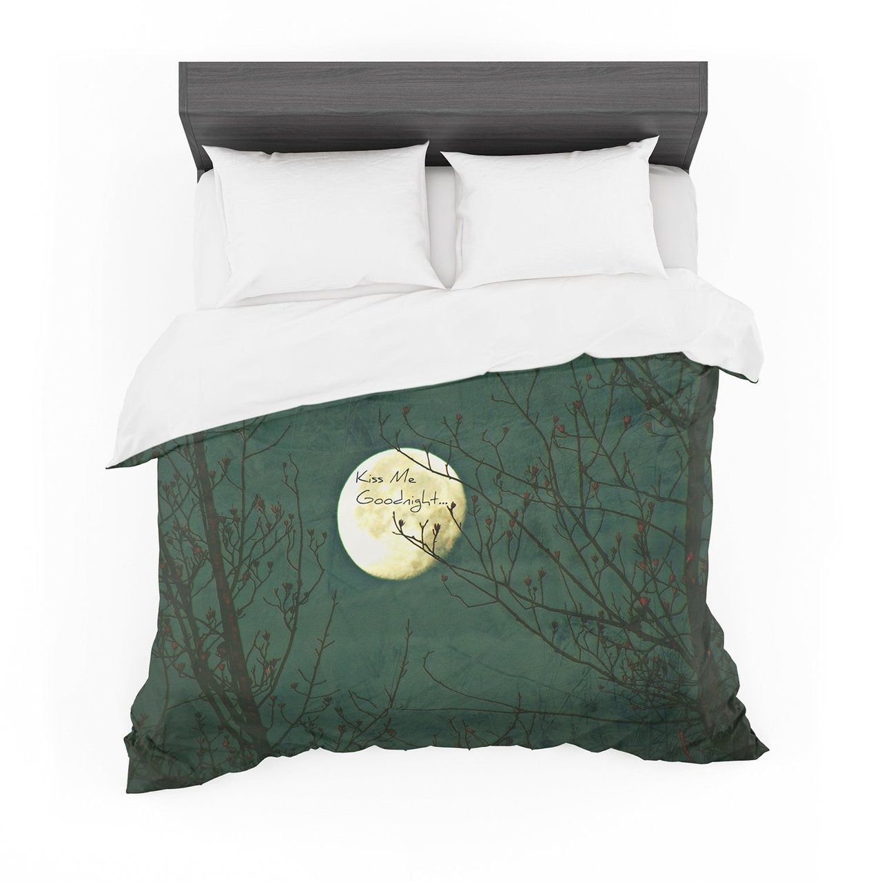 Robin Dickinson ‘Kiss Me Goodnight’ Cotton3D Customized Duvet Cover Bedding Sets