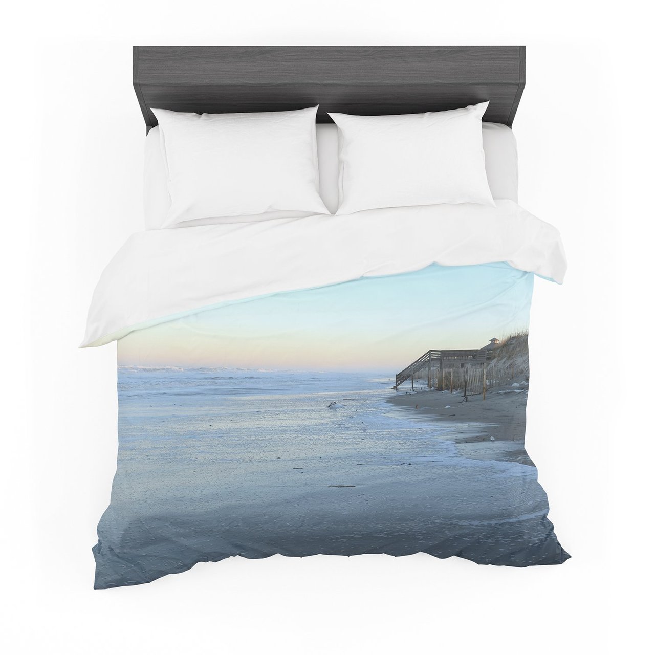 Robin Dickinson ‘Sandurfunshine’ Beach Cotton3D Customized Duvet Cover Bedding Sets