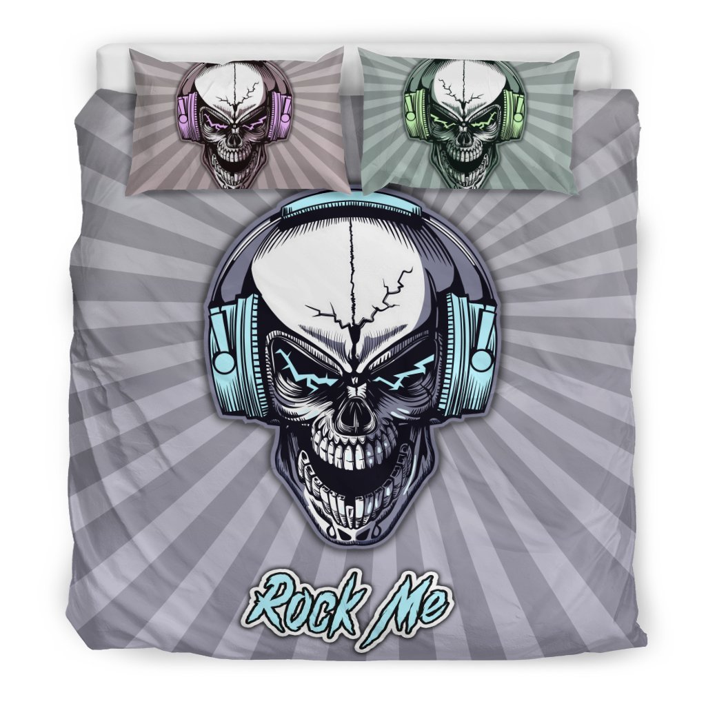 Rock Mekull Headphones for Music Freaks3D Customized Duvet Cover Bedding Sets