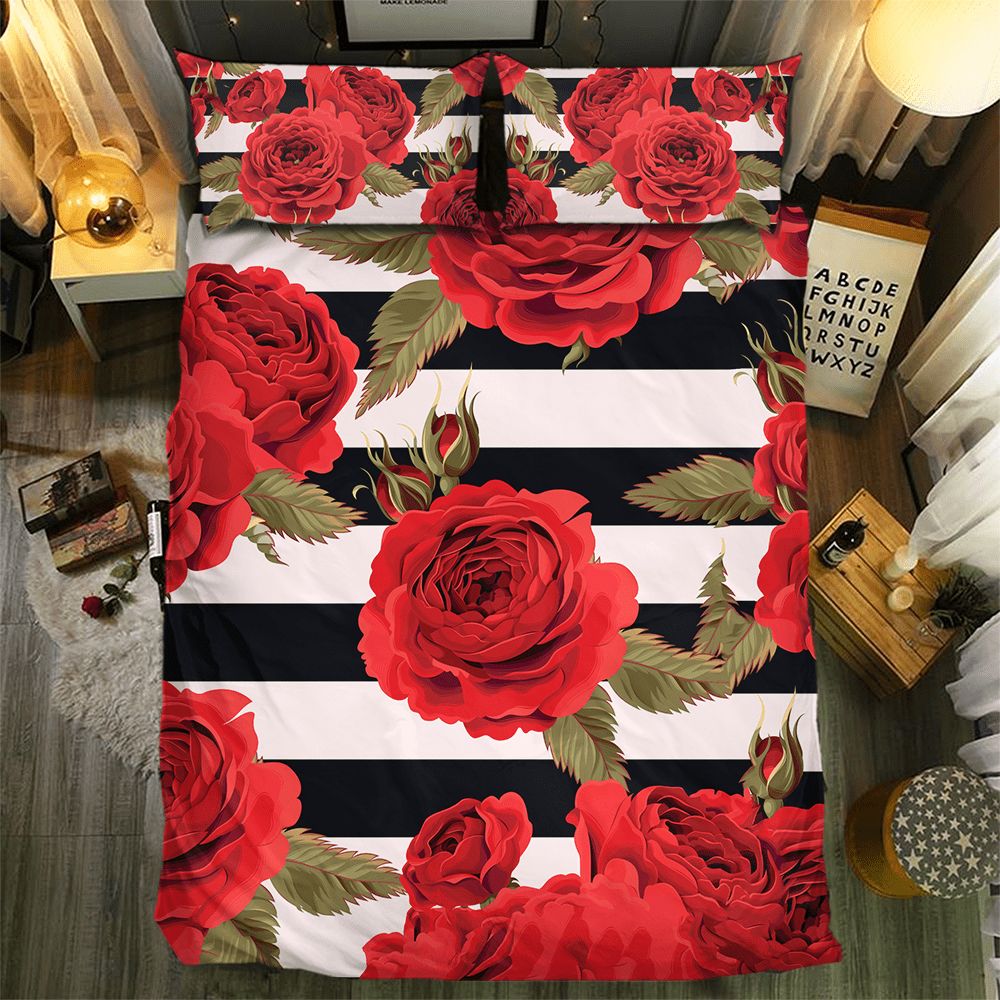 Rose Collection 0912123D Customized Duvet Cover Bedding Sets