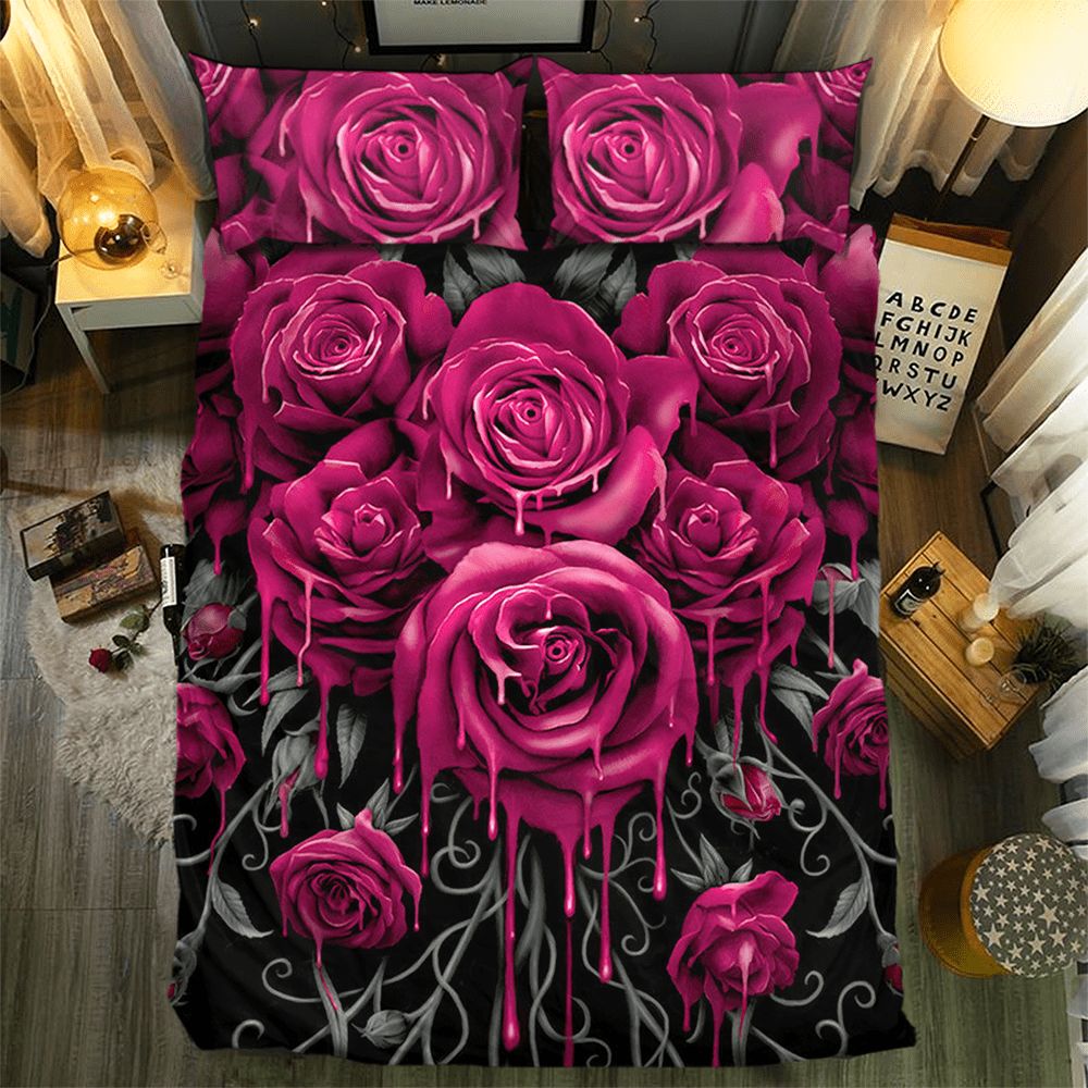 Rose Collection 091223D Customized Duvet Cover Bedding Sets