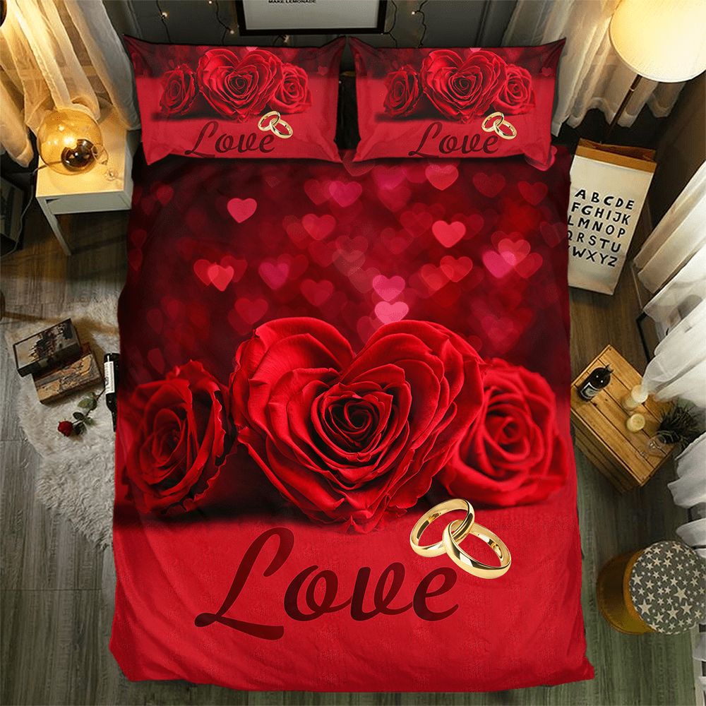 Rose Collection 091753D Customized Duvet Cover Bedding Sets