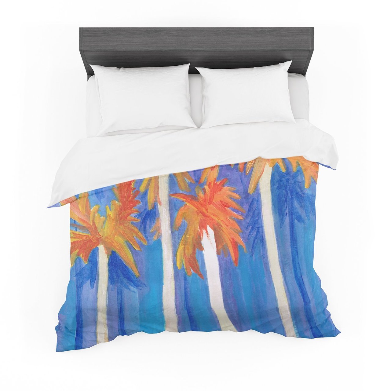 Rosie Brown ‘Florida Autumn’ Blue Orange Featherweight3D Customized Duvet Cover Bedding Sets