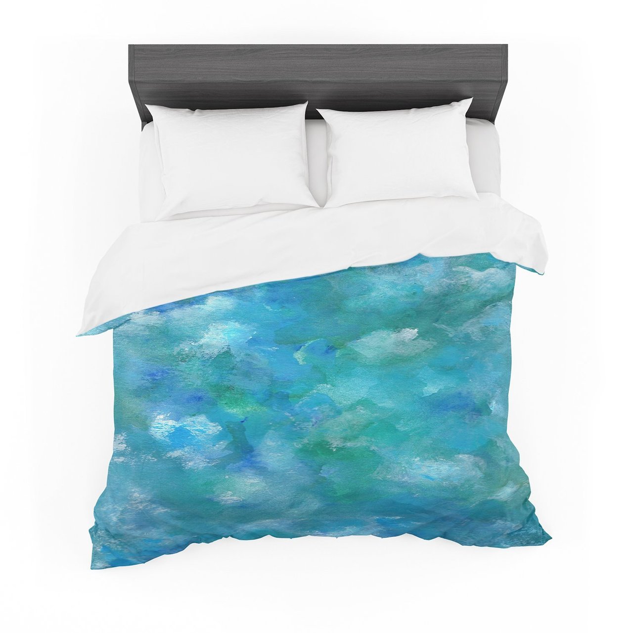 Rosie Brown ‘Ocean Waters’ Blue Aqua Featherweight3D Customized Duvet Cover Bedding Sets