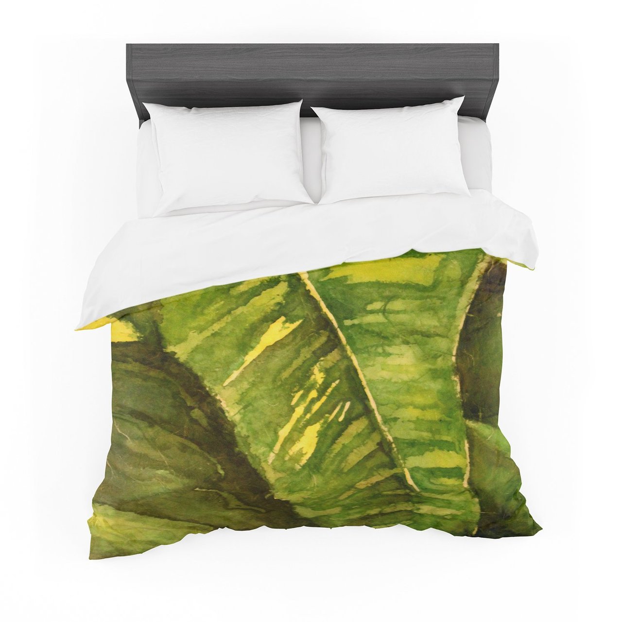 Rosie Brown ‘Tropical Garden’ Leaf Green Featherweight3D Customized Duvet Cover Bedding Sets