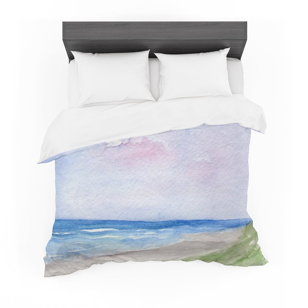 Rosie Brown ‘Wetand’ Beach View Cotton3D Customized Duvet Cover Bedding Sets