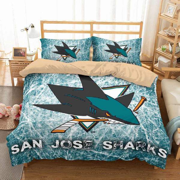 San Jose Sharks 3D Customized Duvet Cover Bedding Sets