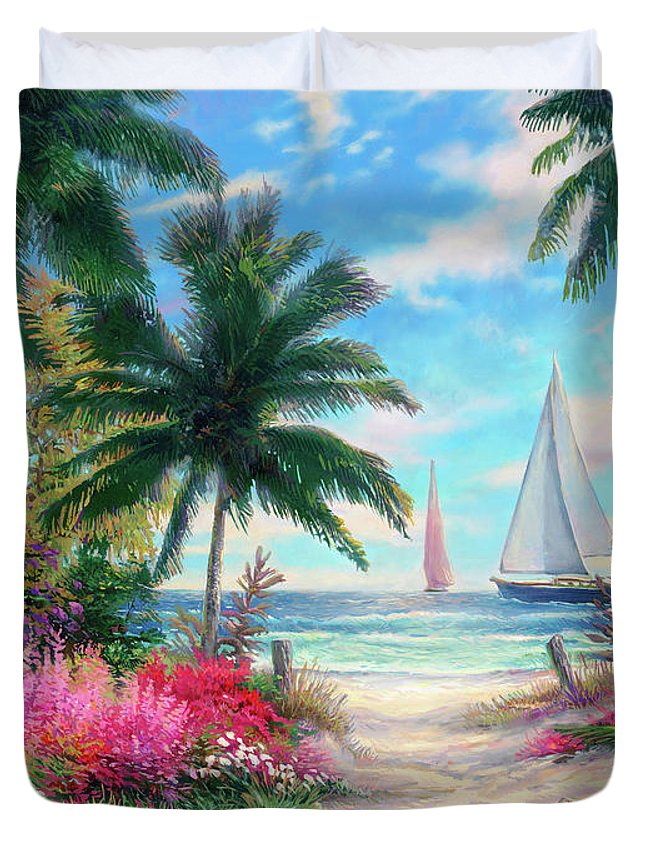 Sea Breeze Trail 3D Customized Duvet Cover Bedding Sets