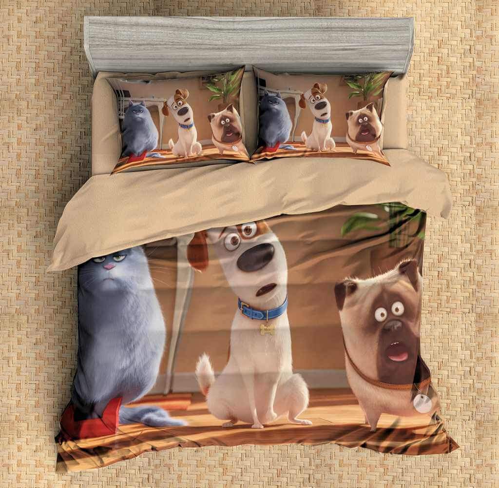 Secret Life Of Pets 3D Customized Duvet Cover Bedding Sets