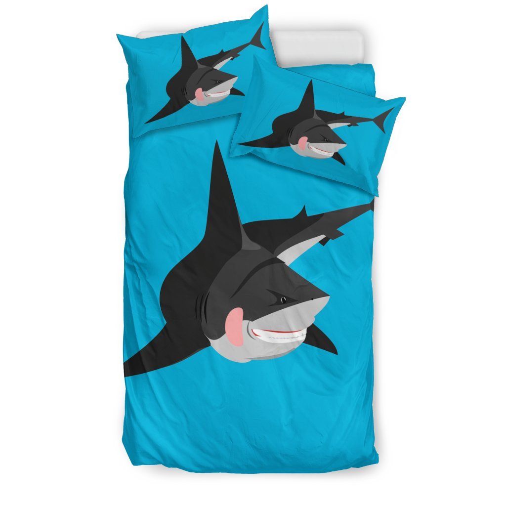 Shark Cartoon 3D Customized Duvet Cover Bedding Sets