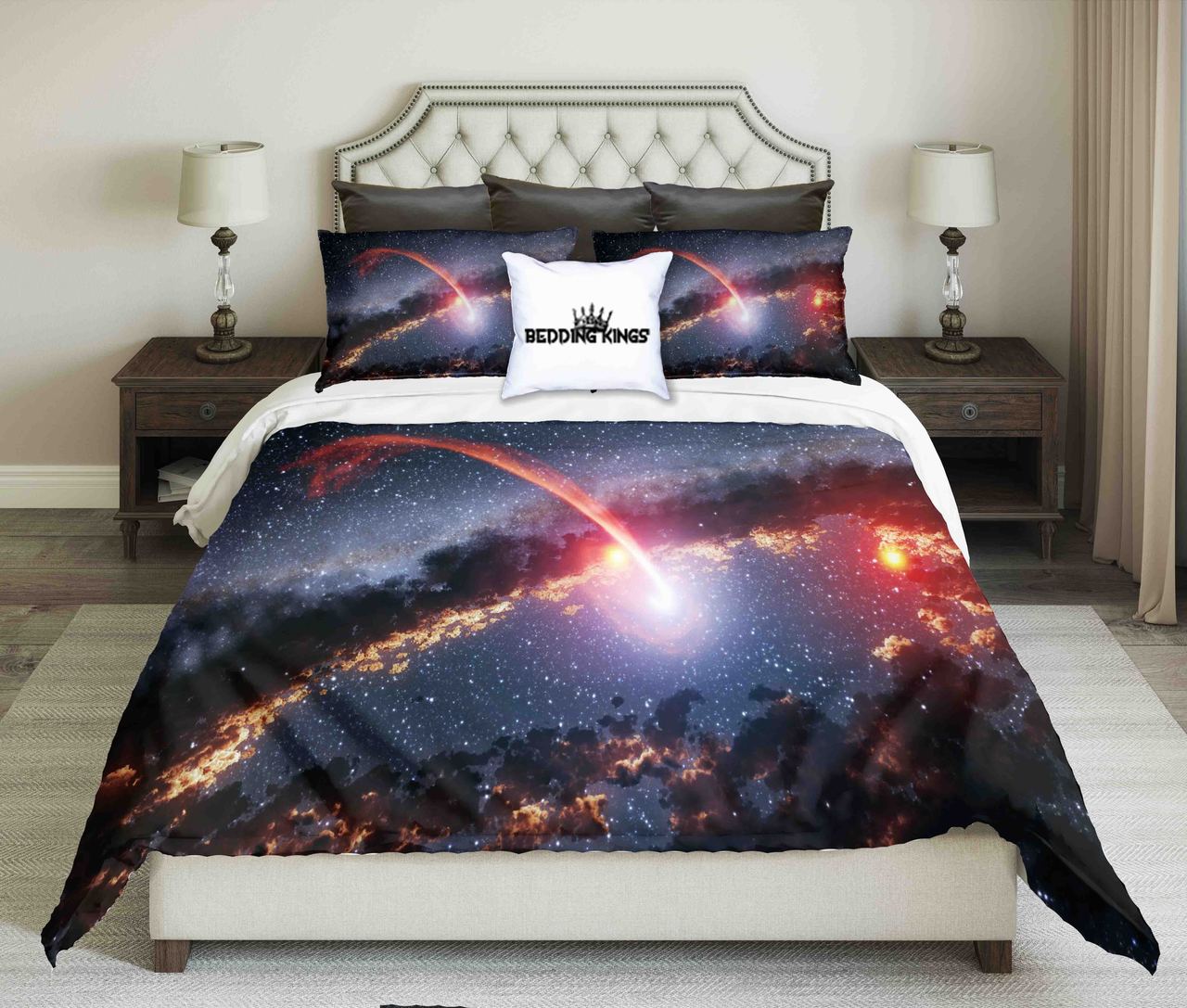 Shooting Comet Design | kings3D Customized Duvet Cover Bedding Sets