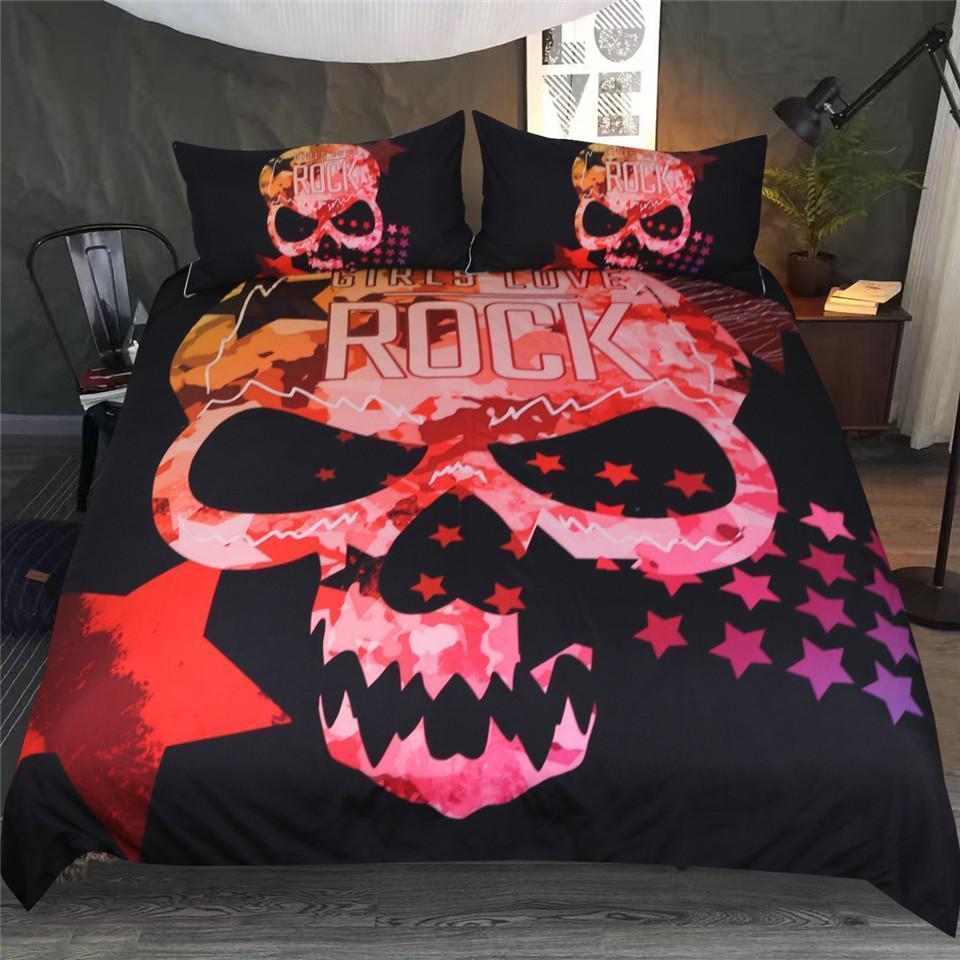 Skull 1 3D Customized Duvet Cover Bedding Sets