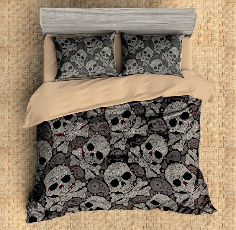 Skull 10 3D Customized Duvet Cover Bedding Sets