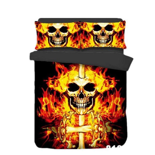 Skull 3dugarkull 3D Customized Duvet Cover Bedding Sets