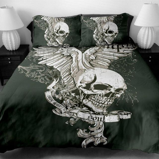 Skull Bedding Set
