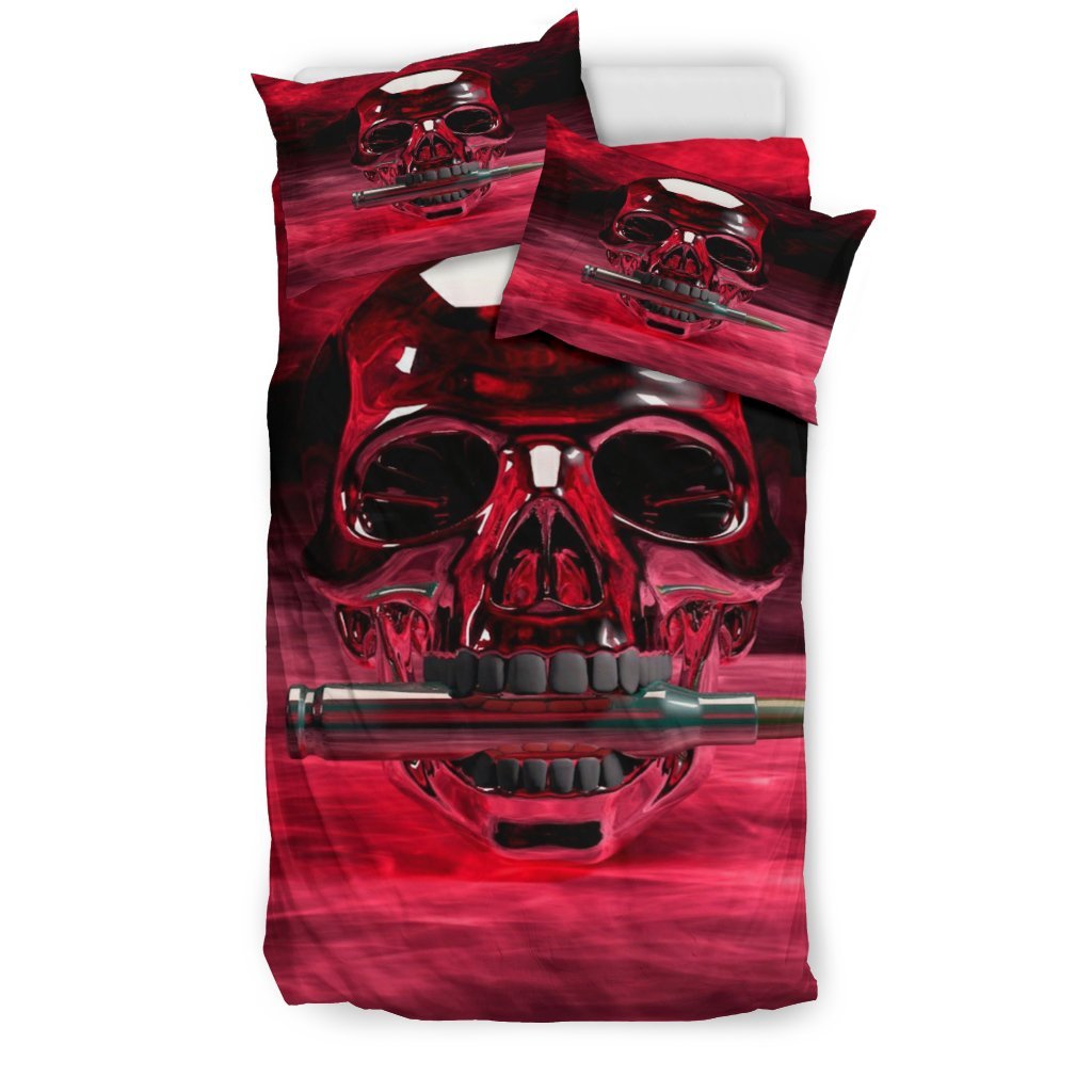 Skull Bullet 3D Customized Duvet Cover Bedding Sets