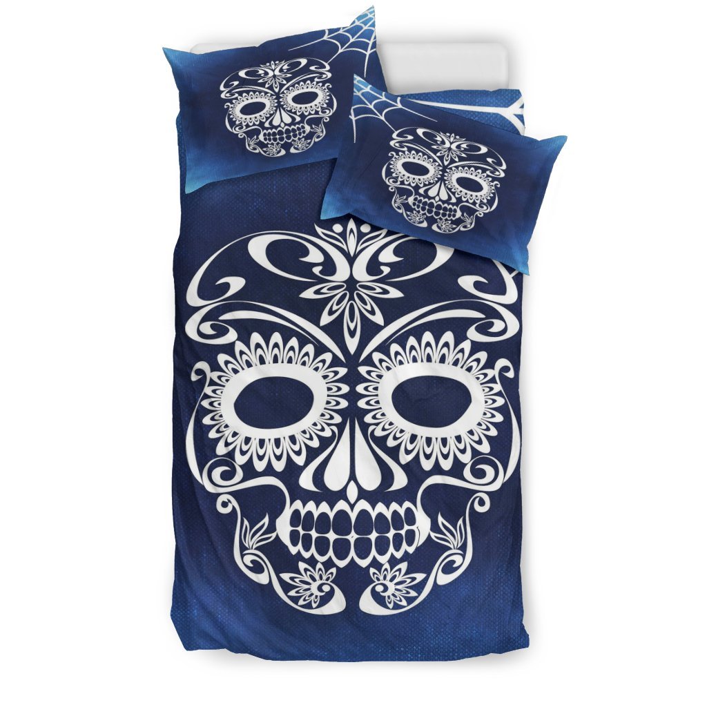 Skull Cobweb 3D Customized Duvet Cover Bedding Sets