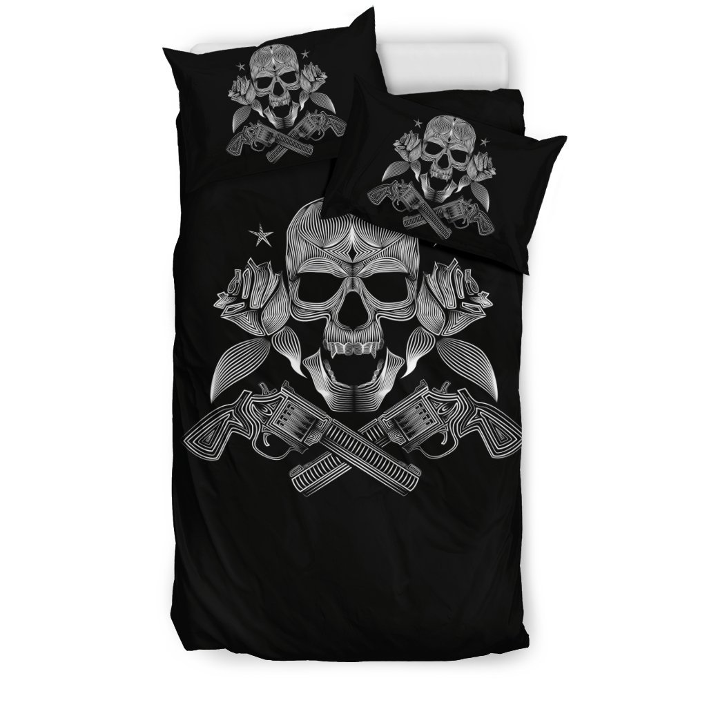 Skull Guns 3D Customized Duvet Cover Bedding Sets