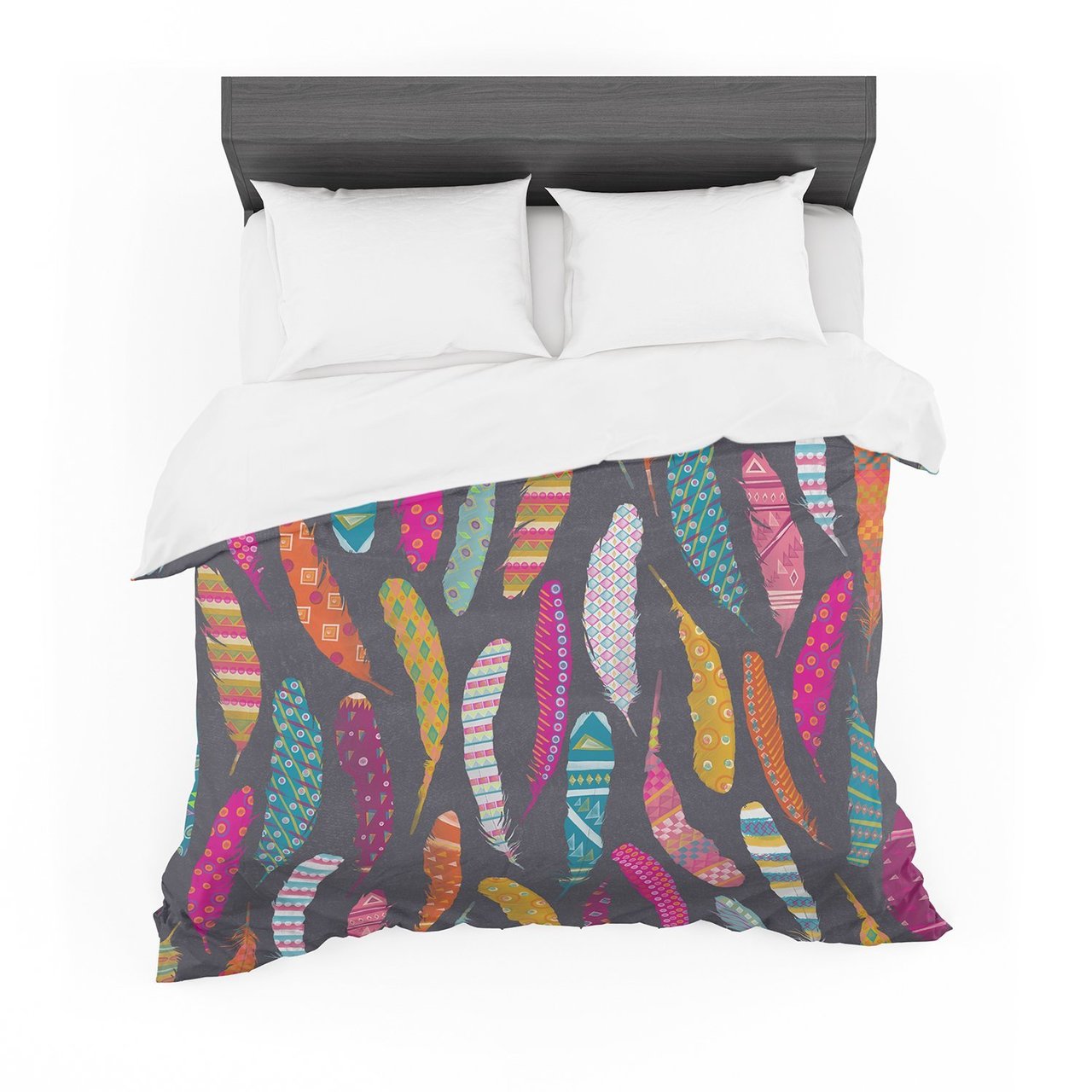 Skye Zambrana ‘Flight Pattern’ Pink Gray Featherweight3D Customized Duvet Cover Bedding Sets