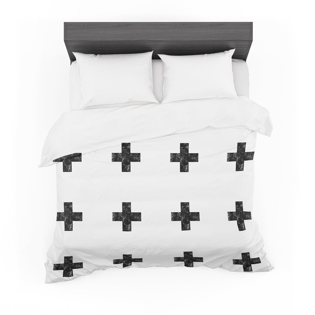 Skye Zambrana ‘Swiss Cross White’imple Light Featherweight3D Customized Duvet Cover Bedding Sets