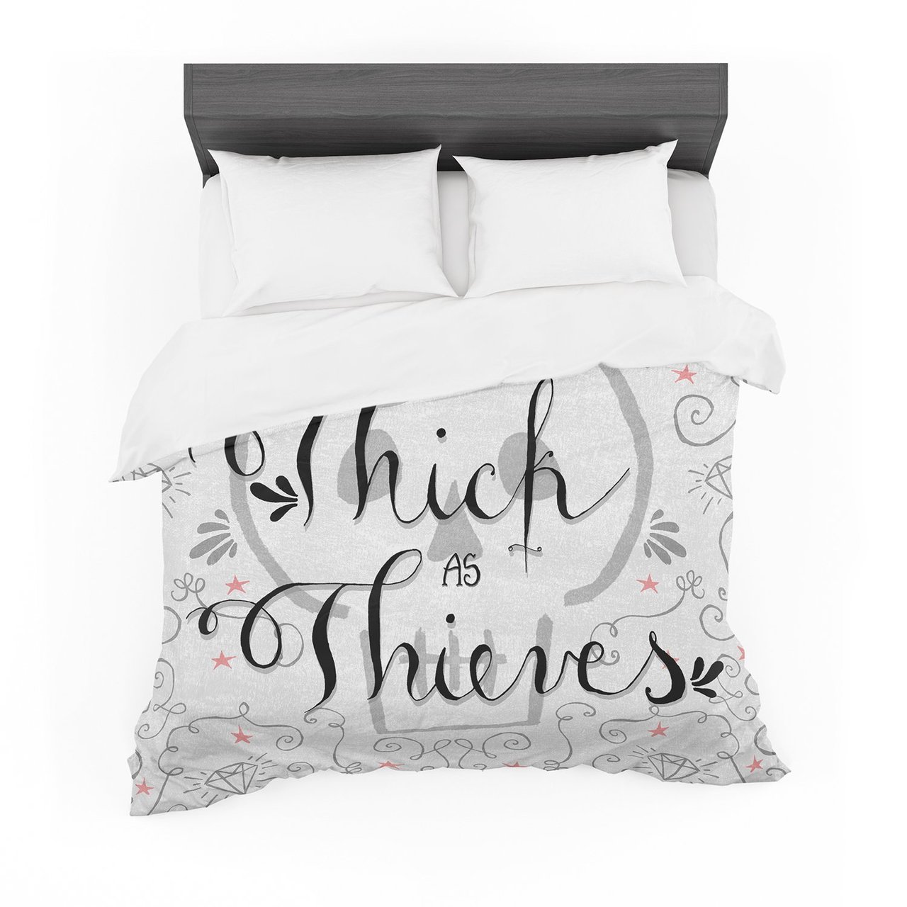 Skye Zambrana ‘Thick as Thieves’ White Black Featherweight3D Customized Duvet Cover Bedding Sets