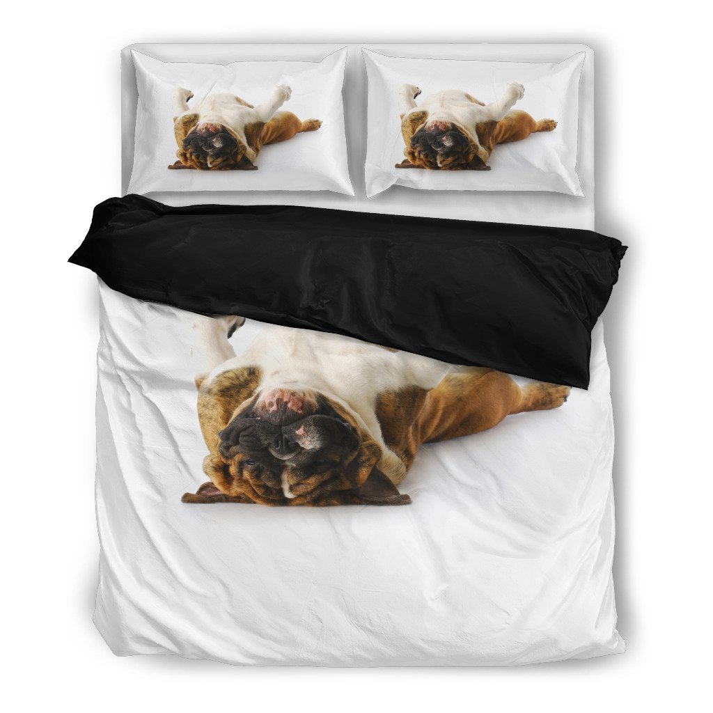 Sleepy Bulldog 3D Customized Duvet Cover Bedding Sets