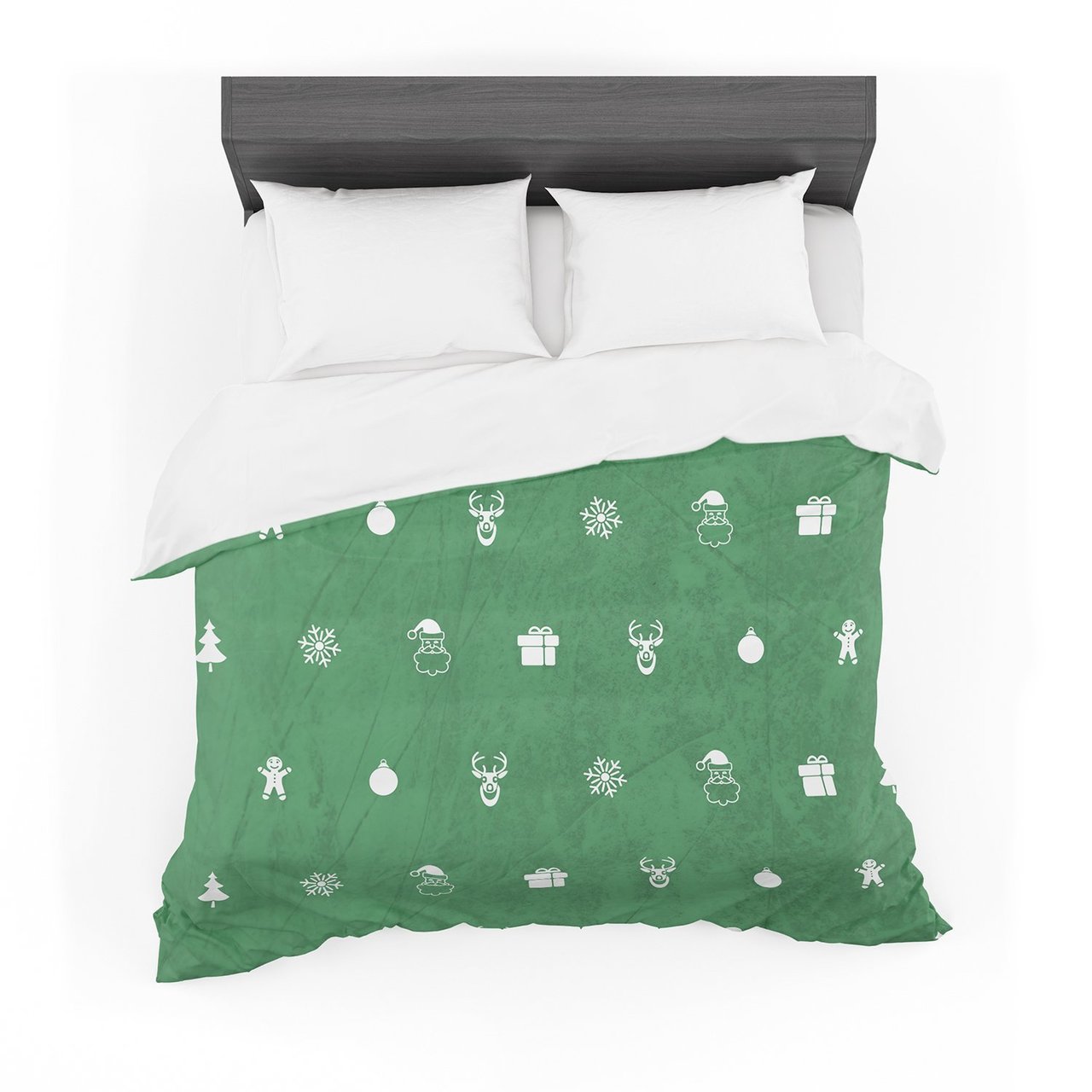 Snaptudio ‘Cheery Pattern Green’ Mint Featherweight3D Customized Duvet Cover Bedding Sets