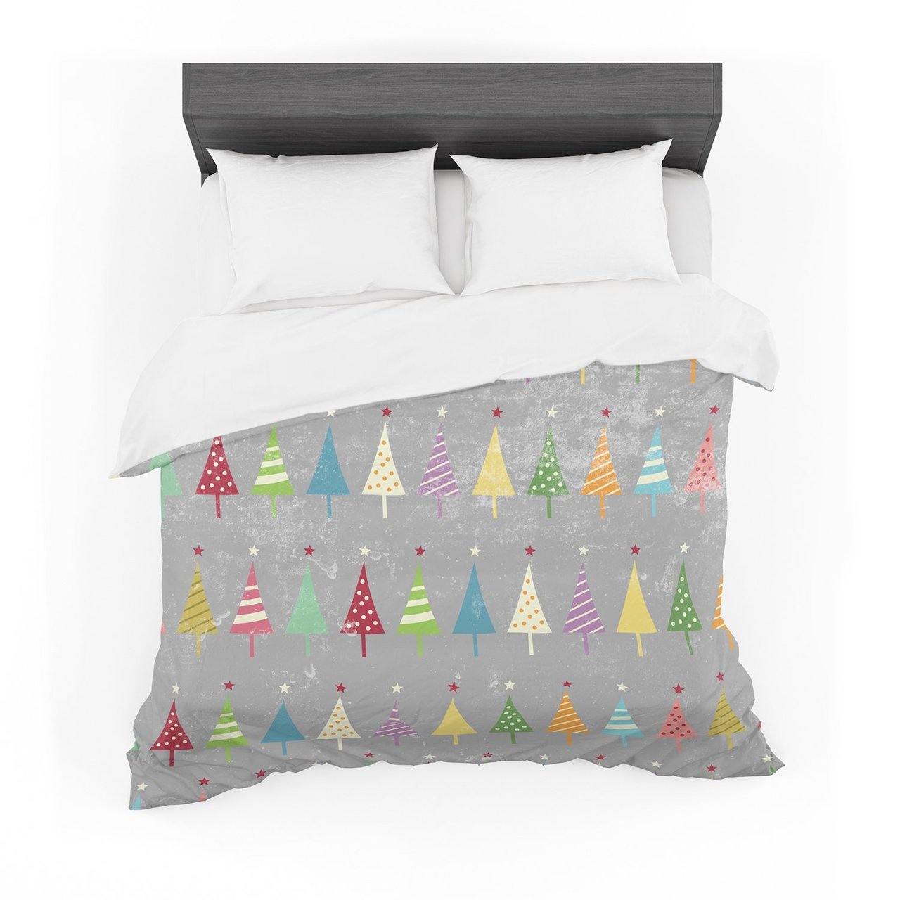 Snaptudio ‘Crazy Trees Frost’ Rainbow Featherweight3D Customized Duvet Cover Bedding Sets