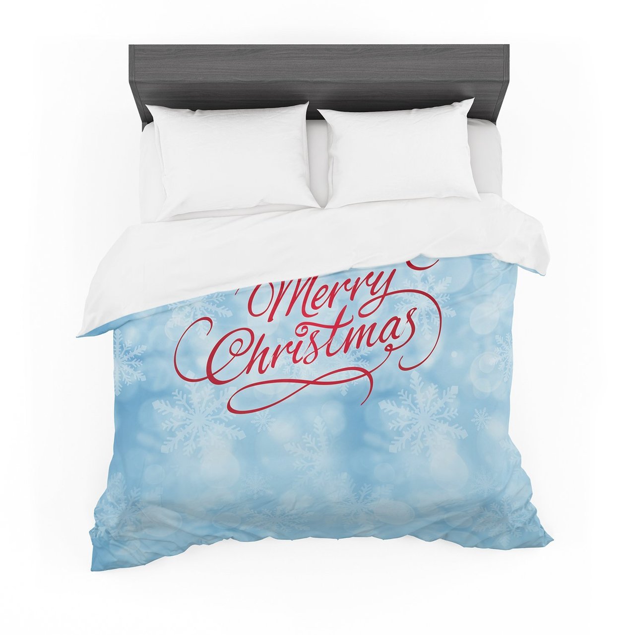 Snaptudio ‘Merry Christmas’ Typography Featherweight3D Customized Duvet Cover Bedding Sets