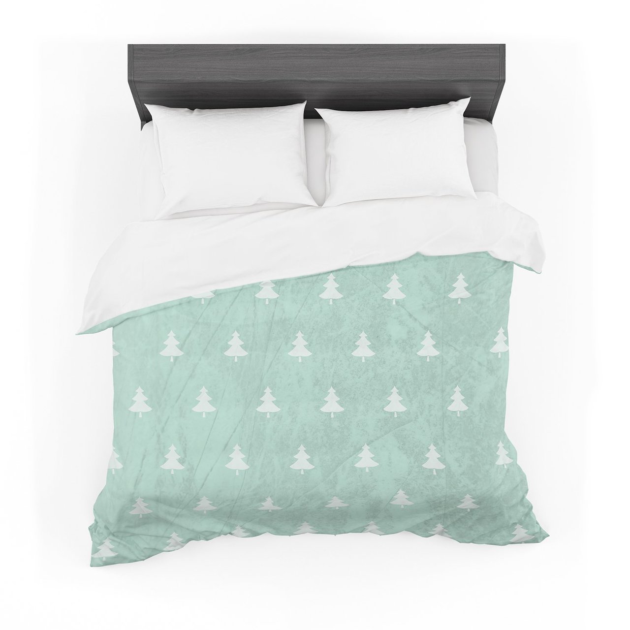Snaptudio ‘Pine Pattern Aqua’ Blue Featherweight3D Customized Duvet Cover Bedding Sets