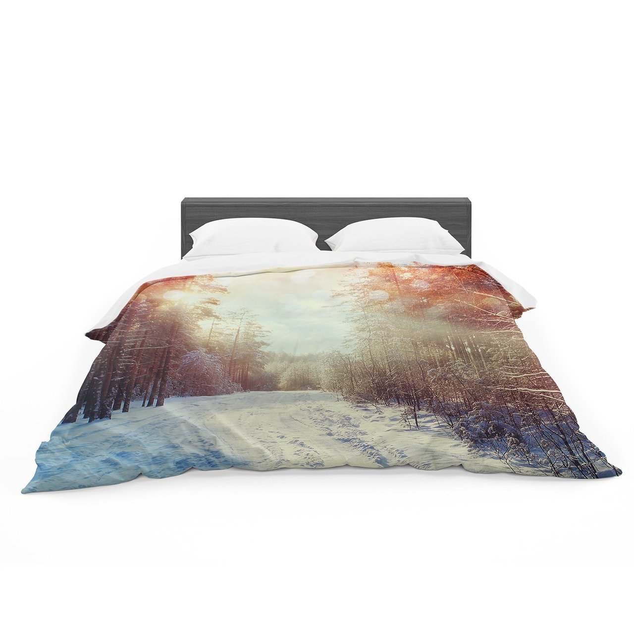 Snaptudio ‘Winter Walkway’nowy Featherweight3D Customized Duvet Cover Bedding Sets