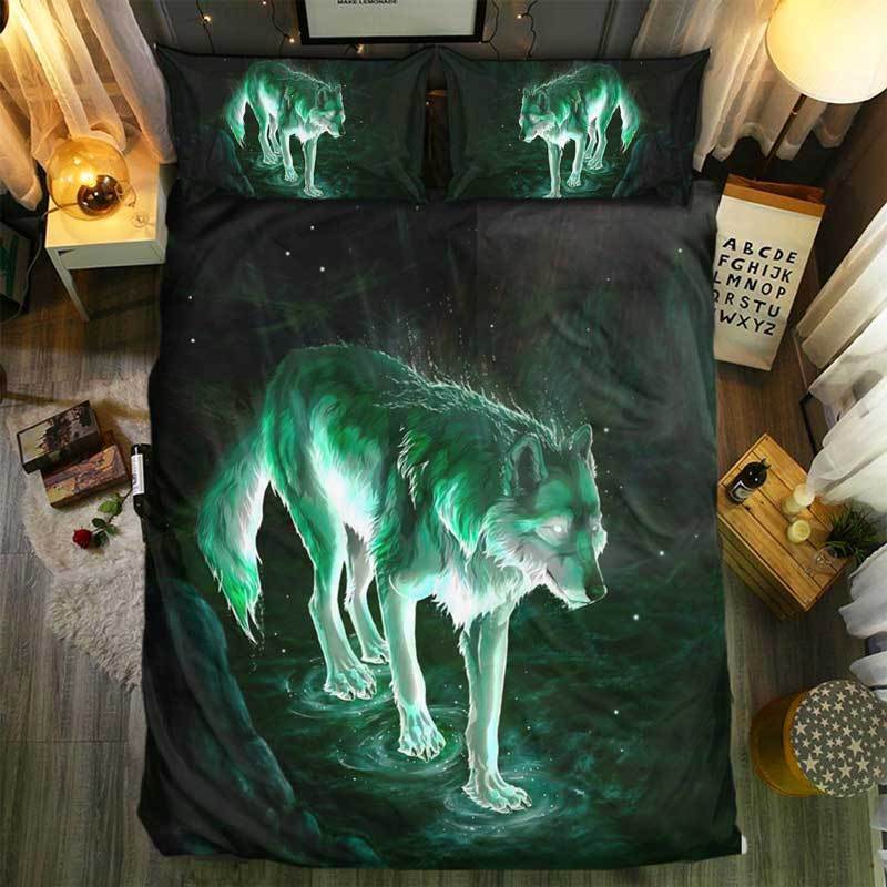 SnM pecial Wolf Collection 0828283D Customized Duvet Cover Bedding Sets