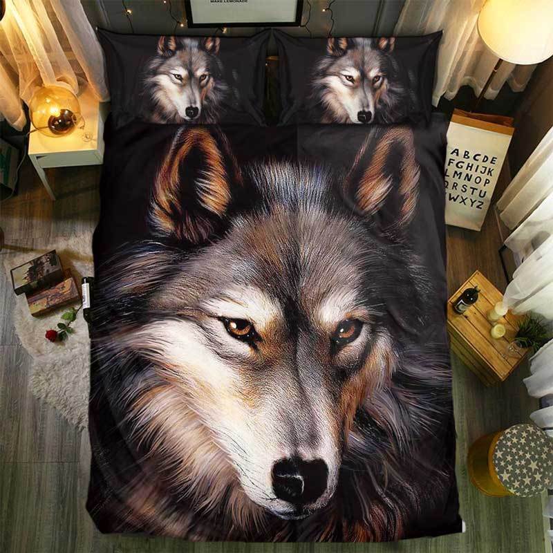 SnM pecial Wolf Collection 0828293D Customized Duvet Cover Bedding Sets