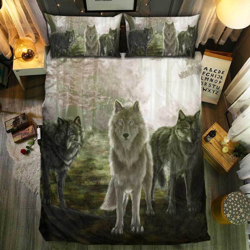 SnM pecial Wolf CollectionC082923D Customized Duvet Cover Bedding Sets