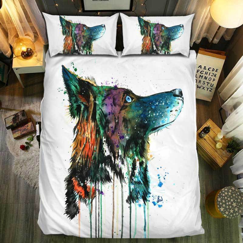 SnM pecial Wolf CollectionC082943D Customized Duvet Cover Bedding Sets