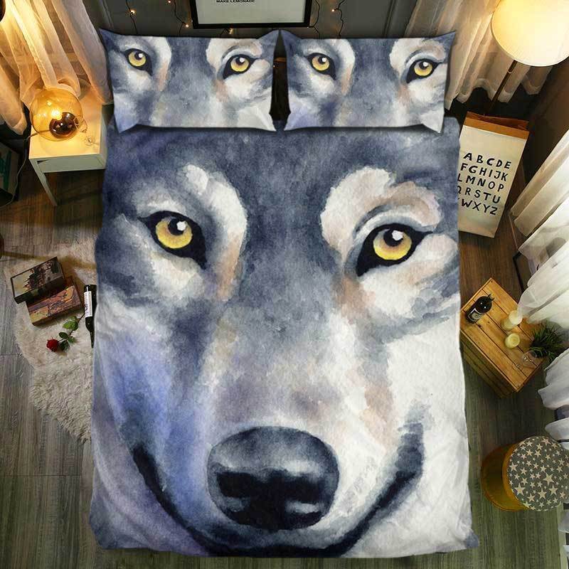 SnM pecial Wolf CollectionC082963D Customized Duvet Cover Bedding Sets