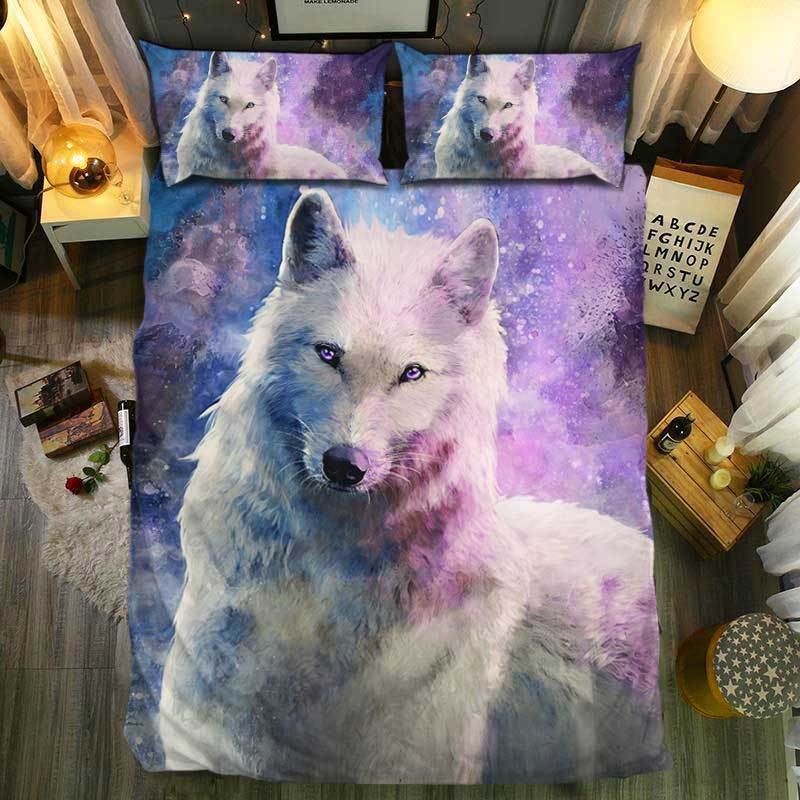 SnM pecial Wolf CollectionC082983D Customized Duvet Cover Bedding Sets