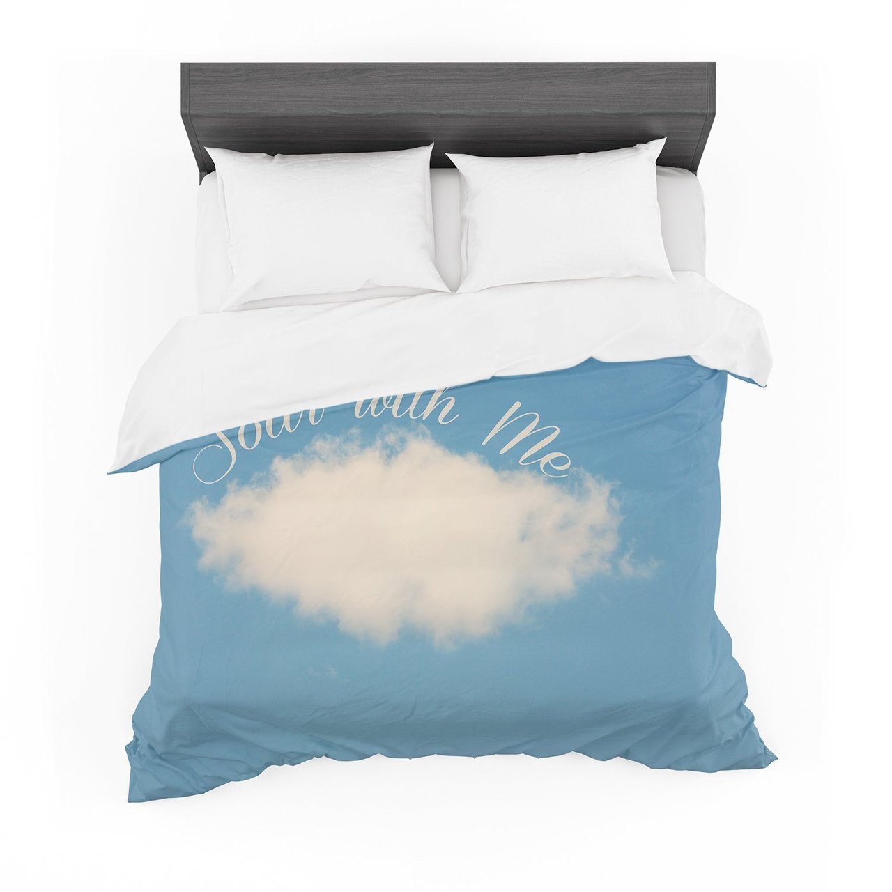 Soar With Me Blue Cloud Featherweight3D Customized Duvet Cover Bedding Sets