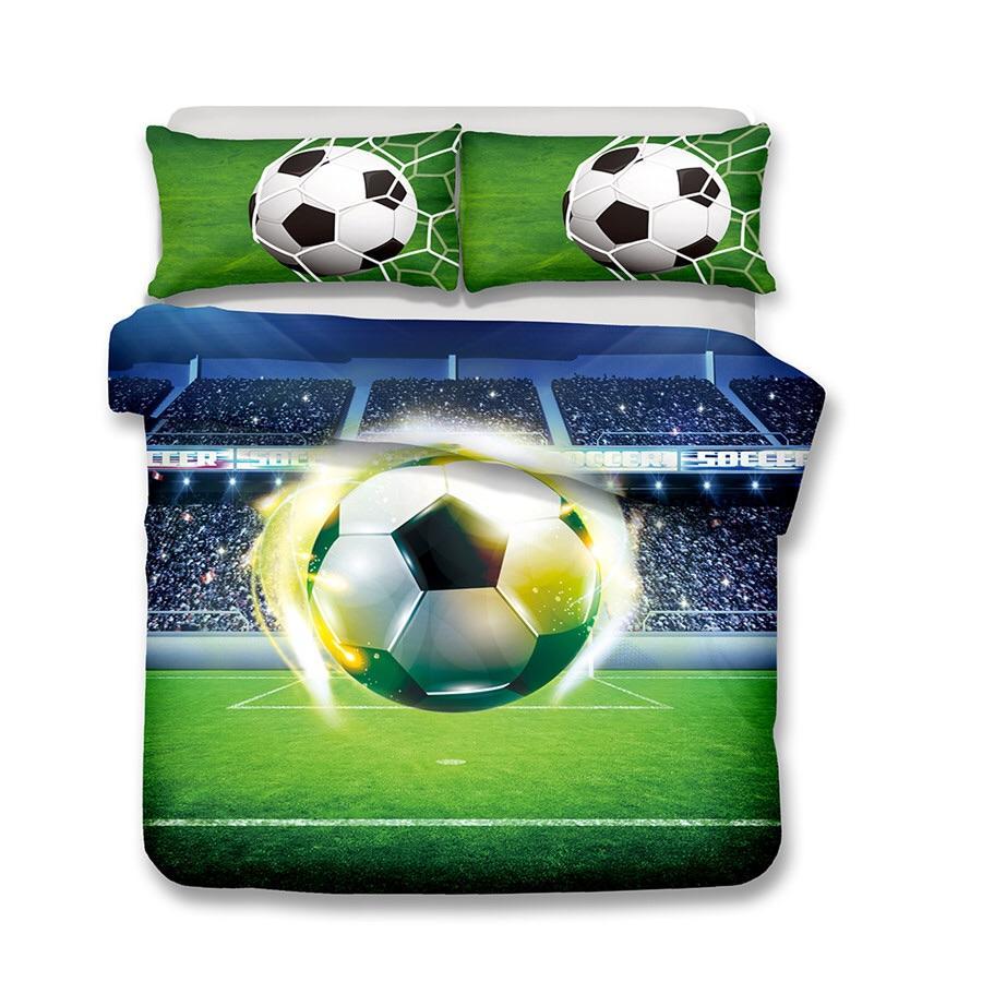 Soccer Match 3D Customized Duvet Cover Bedding Sets