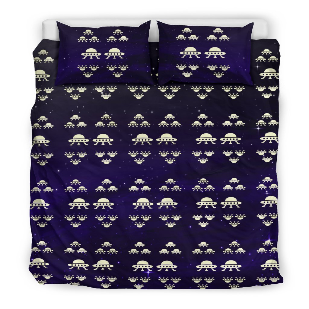 Space Force Alien Invasion 3D Customized Duvet Cover Bedding Sets