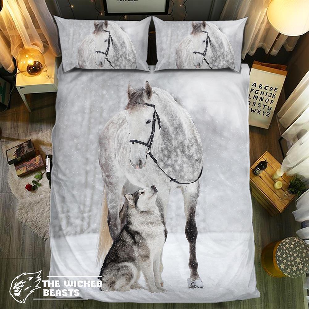 Special Horse Collection 0830033D Customized Duvet Cover Bedding Sets