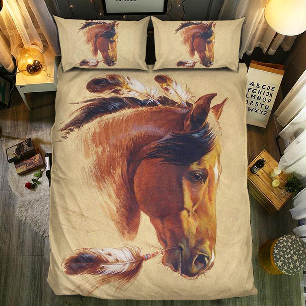 SPECIAL HORSE COLLECTION 0915013D Customized Duvet Cover Bedding Sets