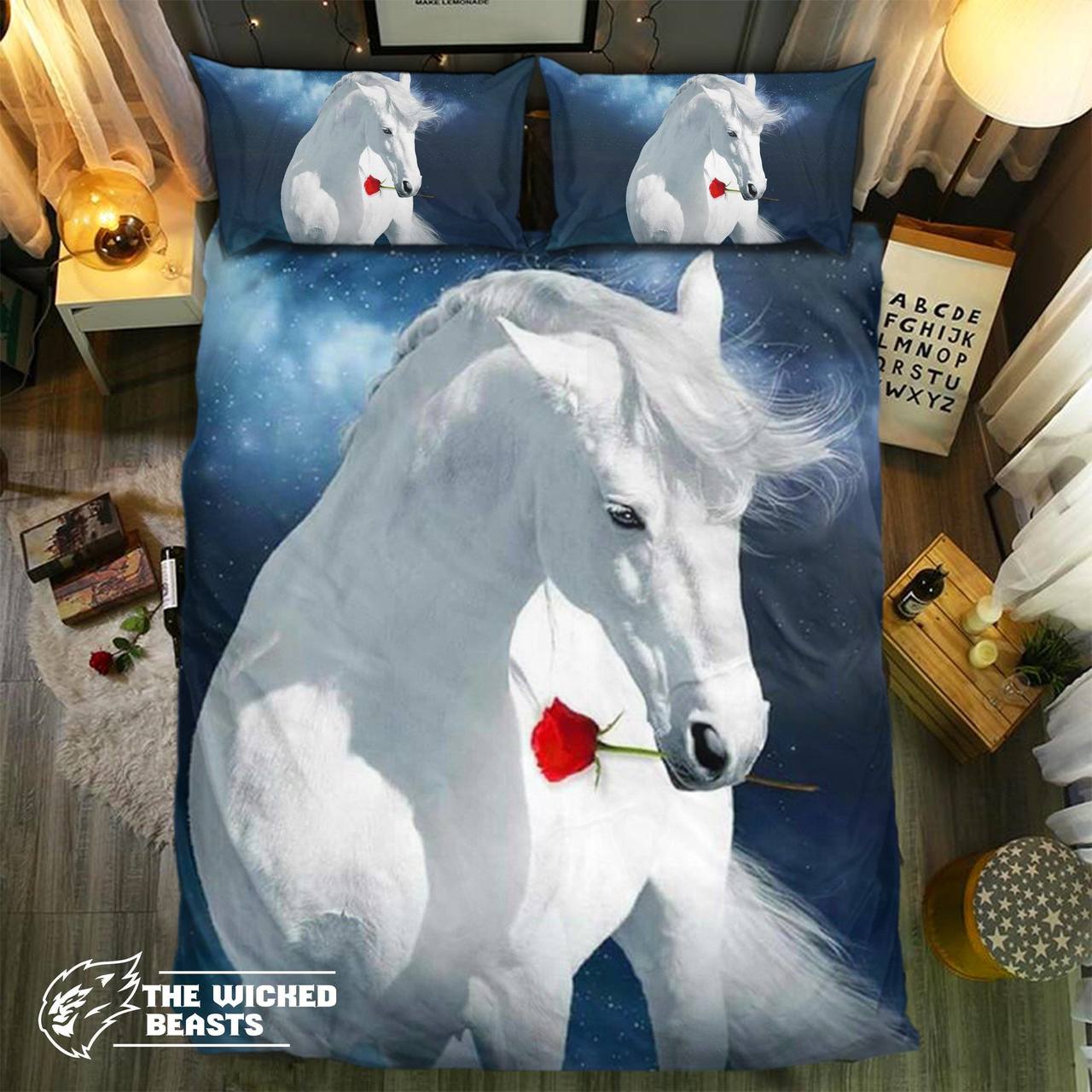 Special Horse Collection 403D Customized Duvet Cover Bedding Sets